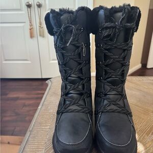 Skechers Black Winter Boots